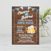 JEDES ALTER - Einladung zum Ruhestand und Bier (Stehend Vorderseite)