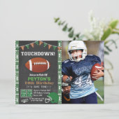 JEDES ALTER - Einladung zur Fußball Geburtstagspar (Stehend Vorderseite)