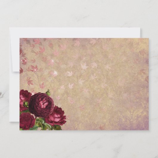 JEDES ALTER - Einladung zur Vintagen Blumengeburt (Rückseite)