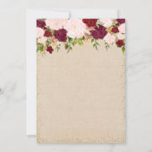 JEDES ALTER - Einladung zur Vintagen Blumengeburt (Rückseite)