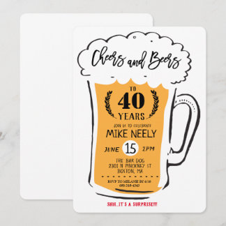 JEDES ALTER - Feiern und Biere Einladung zum Gebur