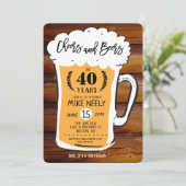 JEDES ALTER - Feiern und Biere Einladung zum Gebur (Stehend Vorderseite)