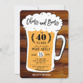 JEDES ALTER - Feiern und Biere Einladung zum Gebur (Vorderseite)