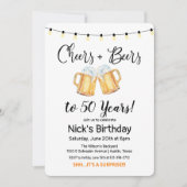 JEDES ALTER - Feiern und Biere Einladung zum Gebur (Vorderseite)