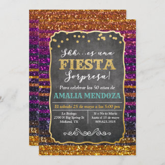 JEDES ALTER - Fiesta Überraschung Einladung zum Ge