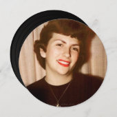 JEDES ALTER - Foto Vinyl Record Einladung zum Gebu (Vorne/Hinten)