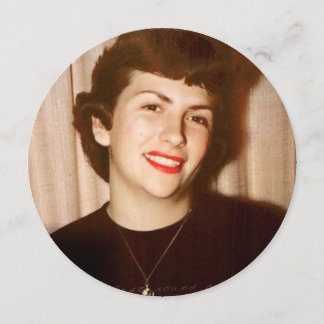 JEDES ALTER - Foto Vinyl Record Einladung zum Gebu