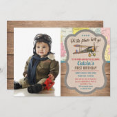 JEDES ALTER - Foto zum Geburtstag Einladung (Vorne/Hinten)