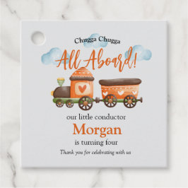 Jedes Alter Geburtstag Schöner Zug Wasserfarben Pa Geschenkanhänger