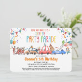 JEDES ALTER - Geburtstagsparty Einladung (Stehend Vorderseite)