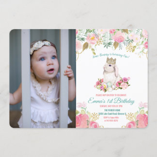 JEDES ALTER - Hübsches Foto zum Geburtstag Einladung