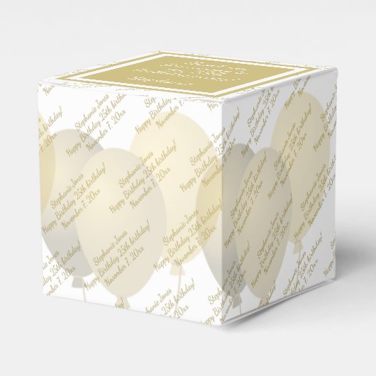 Jedes Alter - Ihr benutzerdefiniertes Meldungsmust Geschenkschachtel (Vorderseite)