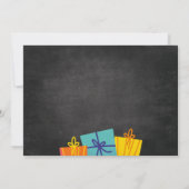 JEDES Alter - Joint Dual Sibling Geburtstag Einladung (Rückseite)