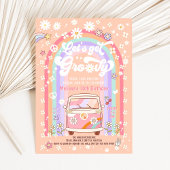 JEDES Alter Lasst uns Groovy Van Birthday holen Einladung