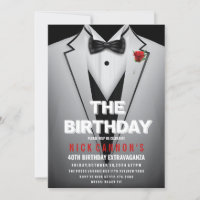 JEDES ALTER - Männliche Geburtstagsparty Tuxedo Ei