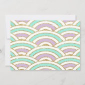 JEDES ALTER - Meerjungfrau im Rahmen der Seeeinlad Einladung (Rückseite)