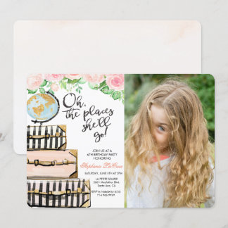 JEDES ALTER - Reisekoffer Einladung zum Geburtstag