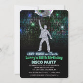 JEDES ALTER - Retro Disco Geburtstagsparty Einladung (Vorderseite)