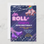 JEDES ALTER - Roller Skate Einladung zum Geburtsta (Vorderseite)