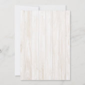 JEDES ALTER - Rustikaler Florentruck Einladung (Rückseite)