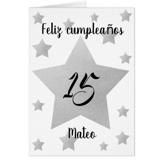 Jedes Alter Spanischer Geburtstag (Vorne)