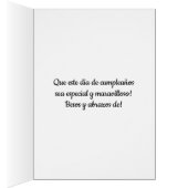 Jedes Alter Spanischer Geburtstag (Innen (Rechts))