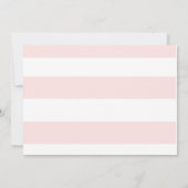 JEDES ALTER - Tutu Ballerina Einladung zum Geburts (Rückseite)