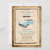 JEDES ALTER - Vintage Einladung zum Geburtstag ein (Vorderseite)