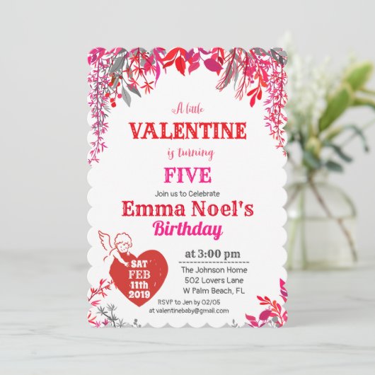 JEDES ALTER VOLUMENTAG EINLADUNG (Stehend Vorderseite)