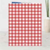 Jedes Alter weibliche Burgund 7 Foto Collage Gebur Karte (Rückseite)