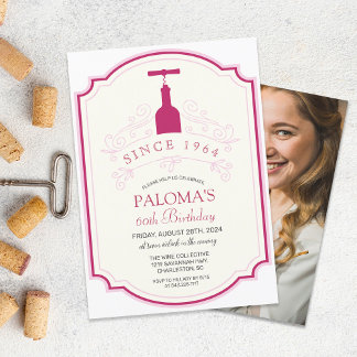 JEDES ALTER - Weinetikett Geburtstagsempfehlung Einladung