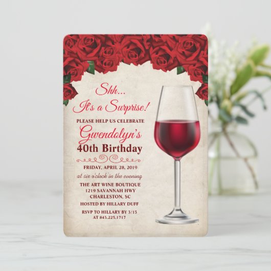 JEDES ALTER - Wine String Lights - Einladung zum G (Stehend Vorderseite)