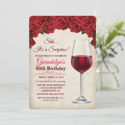 JEDES ALTER - Wine String Lights - Einladung zum G (Stehend Vorderseite)