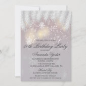 JEDES ALTER - Winterschneeflocke Einladung (Vorderseite)