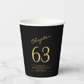 Jedes Alters Black Gold Foto Pappbecher (Vorderseite)