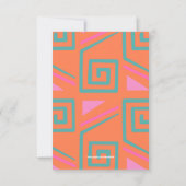 jedes Altersmädchen BIRTHDAY FIESTA alpaca llama Einladung (Rückseite)