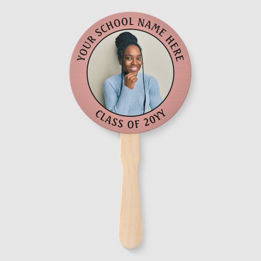 Jedes Angebot 2 Foto Rosa und Schwarz Moderner Abs Fächer (Rückseite)