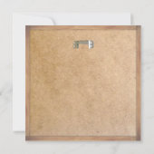 Jedes Auftreten schwarzer Letter Board-Zeichen ben Einladung (Rückseite)