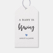 Jedes beliebige Baby ist unterwegs, Kaffee oder Te Geschenkanhänger (Vorderseite)