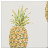 Jedes beliebige farbliche Ananassgewebe Stoff (Nahaufnahme)