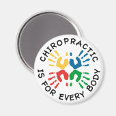 Jedes Body Chiro Magnet (Vorderseite/Rückseite)