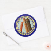 Jedes Buch, das verboten werden muss, ist ein Buch Runder Aufkleber (Umschlag)