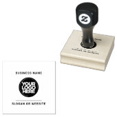 Jedes Color Business Logo, Name, Slogan, Website Gummistempel (Stempel)