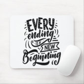 Jedes Ende ist ein neuer Anfang Mousepad (Mit Mouse)