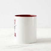 Jedes Ende ist ein neuer Anfang /personalisierter Zweifarbige Tasse (Mittel)