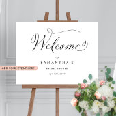 Jedes Ereignis, elegante Kalligrafie Begrüßungszei Poster