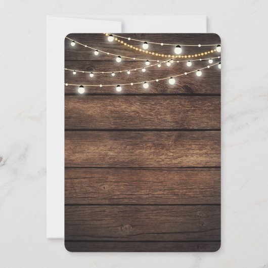 JEDES EREIGNIS - Nichts Extravagant nur Liebe Rust Einladung (Rückseite)