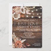 JEDES EREIGNIS - Nichts Extravagant nur Liebe Rust Einladung (Vorderseite)