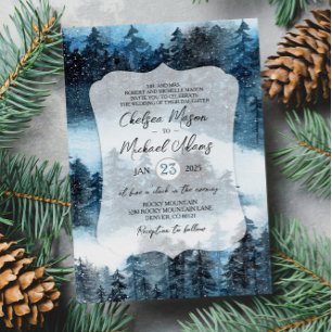 JEDES EREIGNIS - Winter Forest Einladung