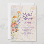 JEDES EVENT Boho Wildblumen Garden Party Einladung (Vorderseite)